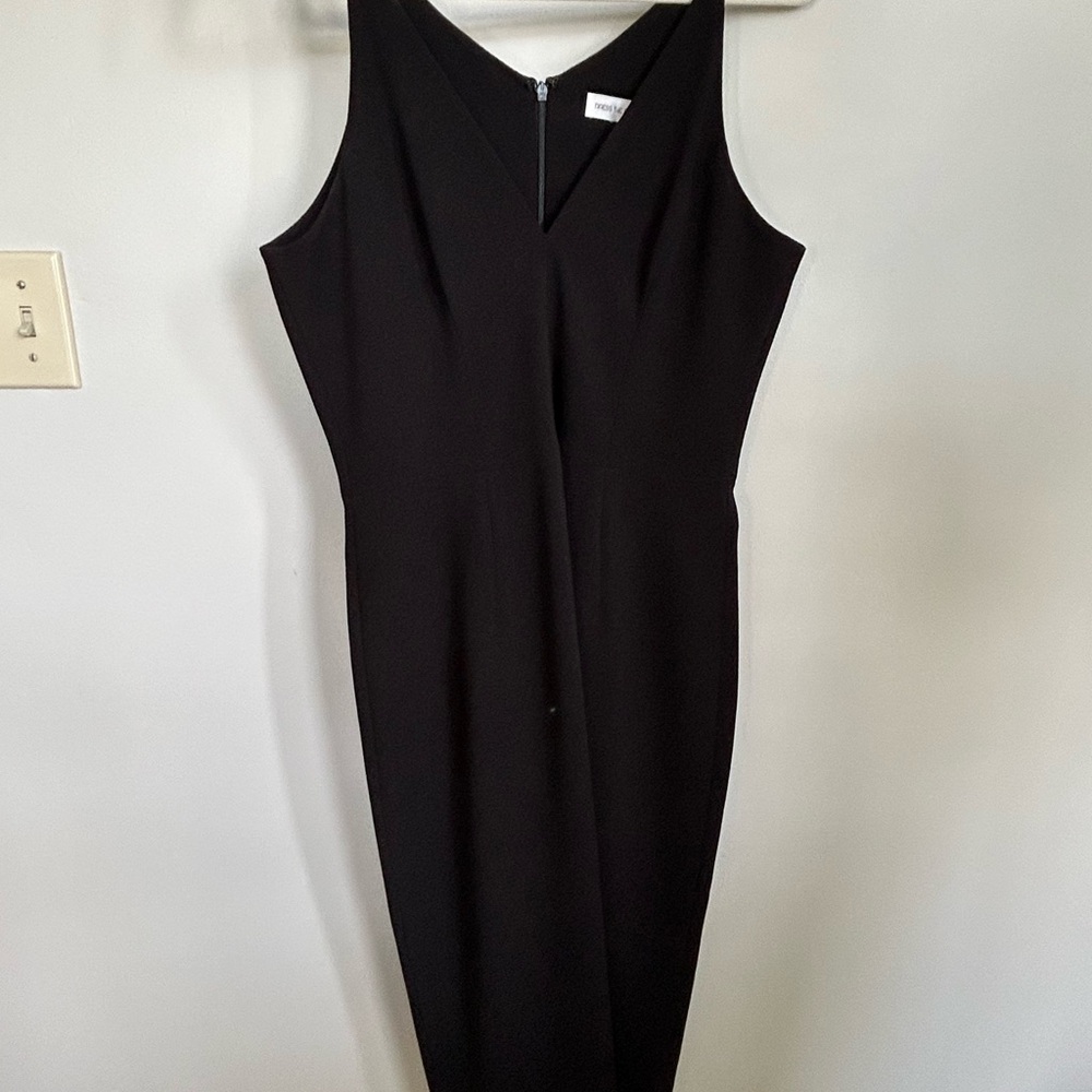 Dress the Population Elegant Black Fitted Sleeveless Dress size L